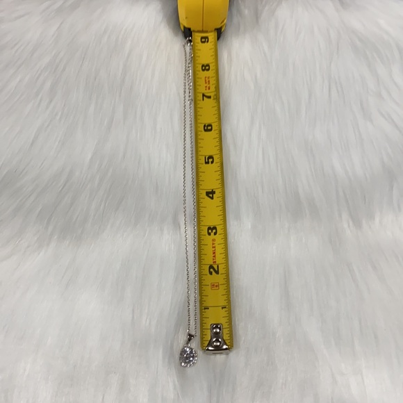 Sterling silver cubic zirconia necklace - Picture 4 of 4